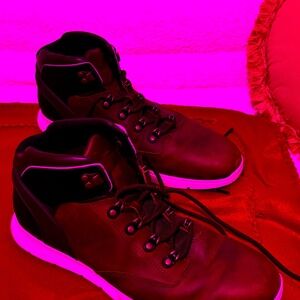Timberland Euro Trekker sz 11 brown mid VG cond
